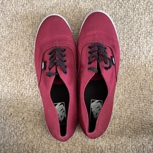 Men’s Maroon VANS - Size 8.5 - Lightly worn!